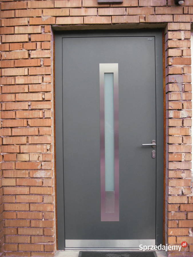 Drzwi zewnętrzne prawe aluminiowe antywłamaniowe Kraków