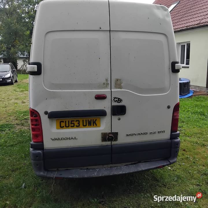 Movano 22 anglik warmińsko-mazurskie Prawdziska