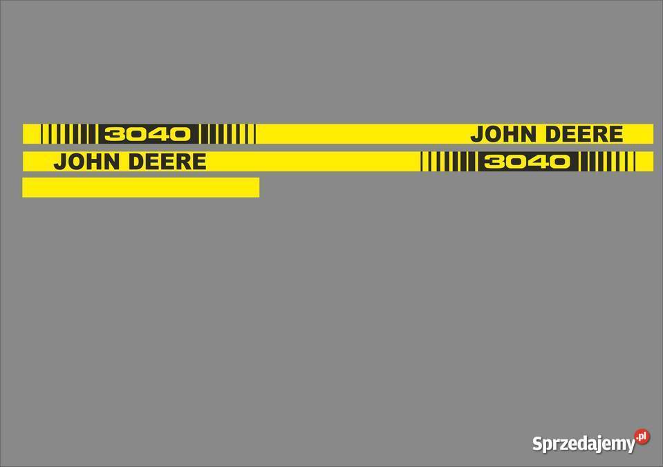 naklejki john deere3040 sprzedam