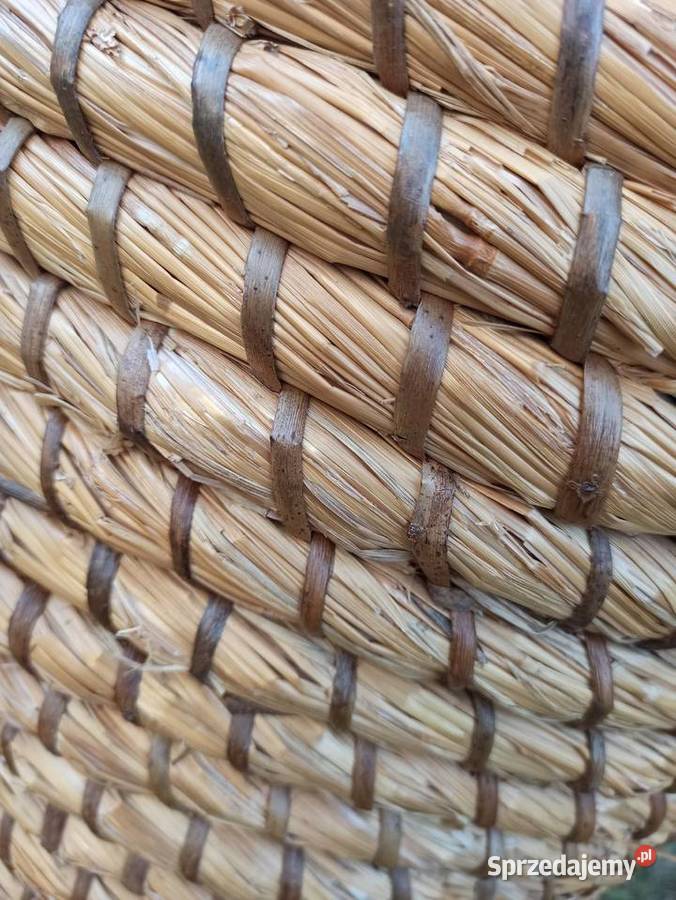 Kosz słomiany wys 70