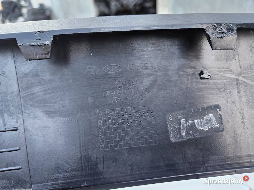 KIA CEED III 3 SPOILER HOKEJ ZDERZAKA PRZÓD osobowe wielkopolskie Międzychód