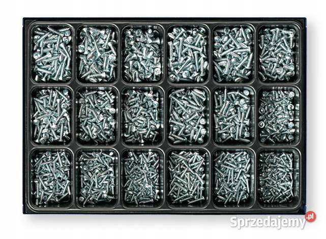 Zestaw wkrętów samogwintujących do metalu Berner sprzedam
