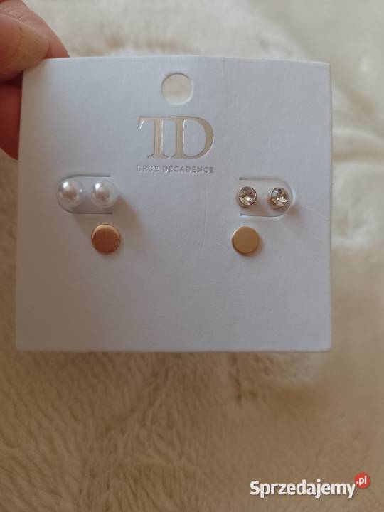 Ekskluzywny Zestaw 3 par kolczyków z Londynu Dla kobiet Dodatki Kraków