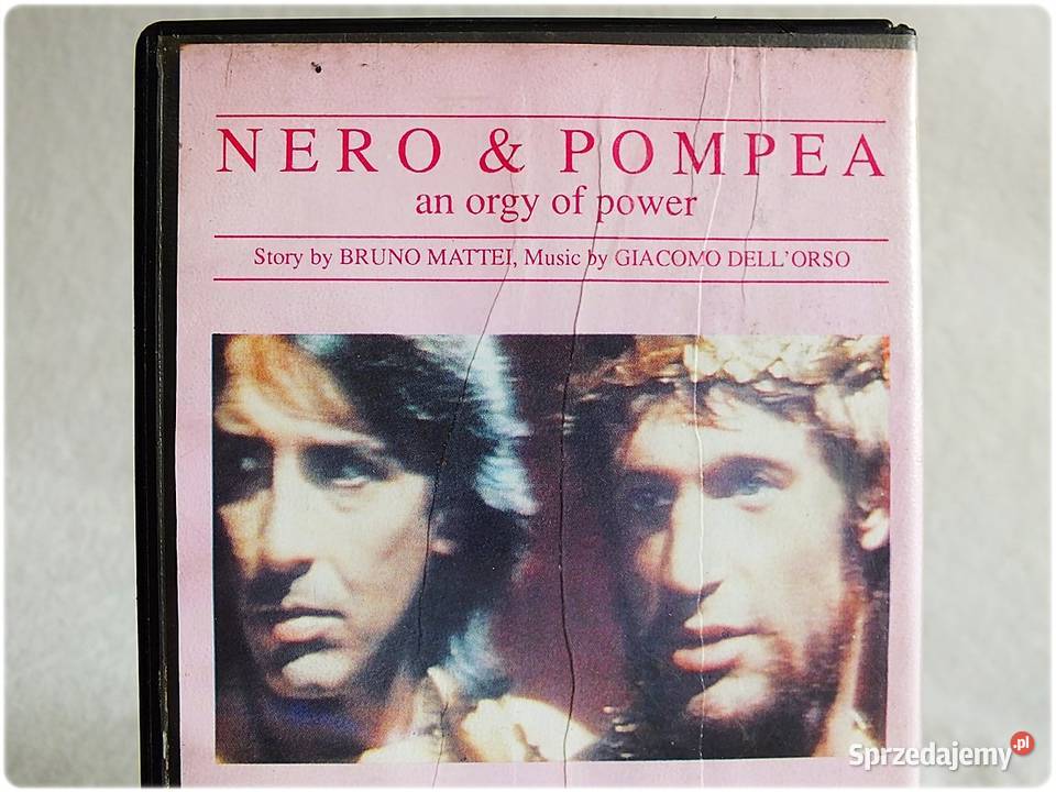 Kaseta VHS NERO POMPEA Orgia Władzy Film Video Żary