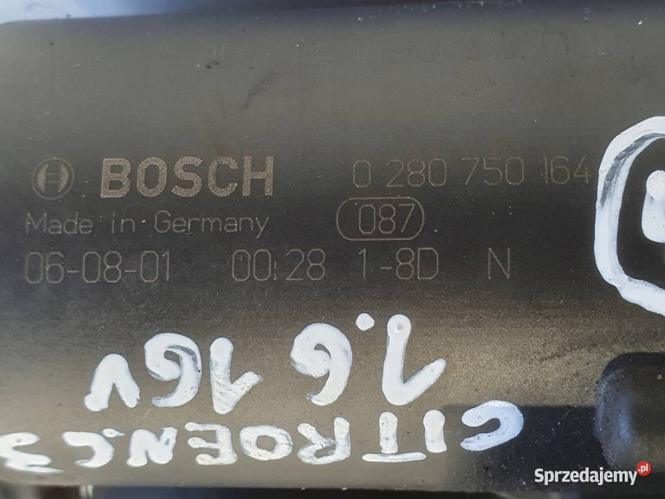 PRZEPUSTNICA Citroen C3 16 16V 0280750164 osobowe Chełm