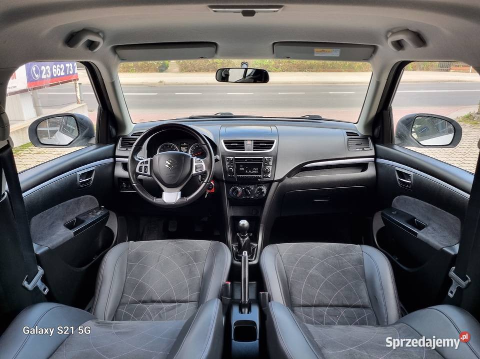 Suzuki Swift V 12 90 skóra alcantara alu klima ASR (kontrola trakcji) Płońsk sprzedam
