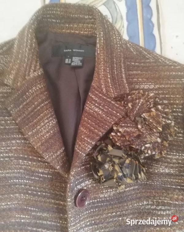 Zara woman brązowy żakiet Kraków