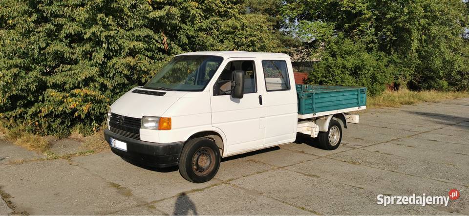 VW TRANSPORTER DOKA 6 OSÓB 24D HAKPRZEGLĄD I OC 2400cm3 Poznań