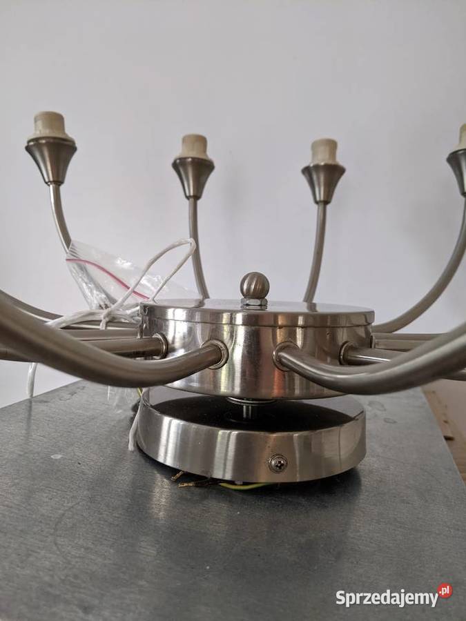 TANIO żyrandol 12ramienny stal chromowa duży Warszawa