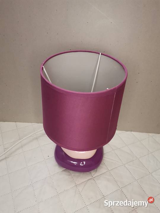 Lampa stołowa ceramiczna fotel Trzcianka