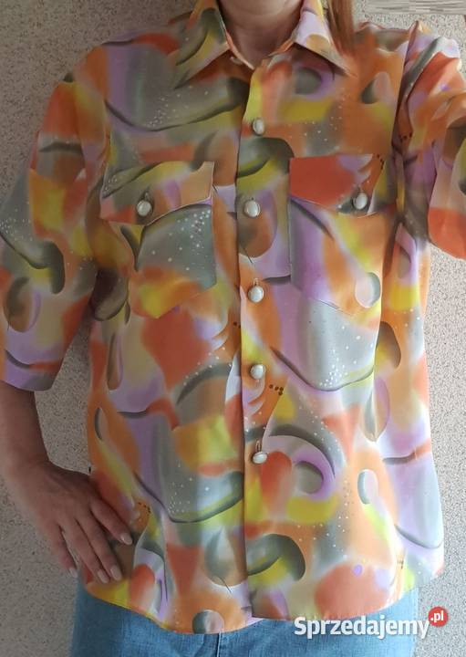Vintage Retro Tina bluzka żakiet koszula Inny wzór Kielce