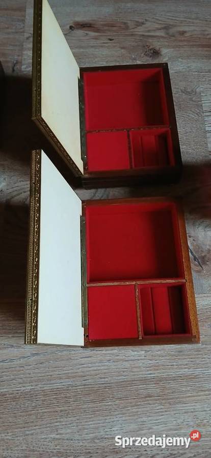 Stare szkatuły z pozytywką Sprawne