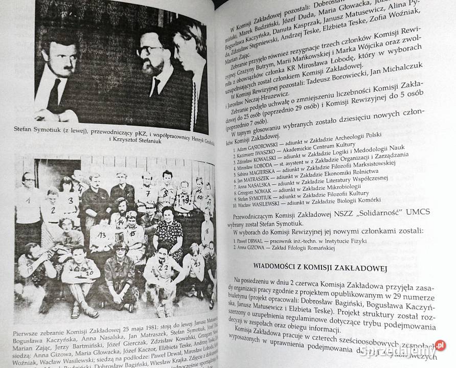 Solidarność UMCS 19802005 MJędrych J Kaczor Chełm sprzedam
