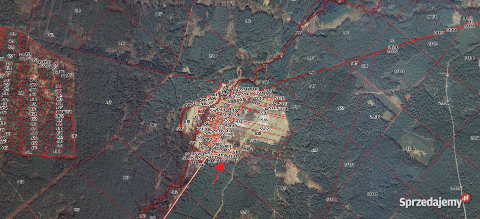 Działka Borowiec Tanwią malownicza okolica Grunty i działki Borowiec