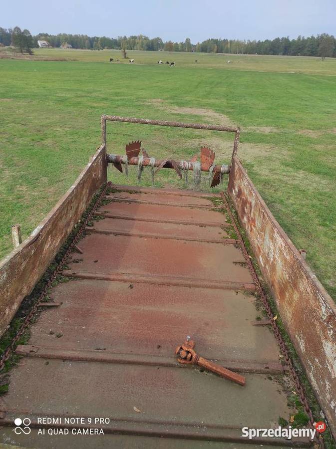Rozrzutnik obornika dwuosiowy Czarna Białostocka Długosiodło sprzedam