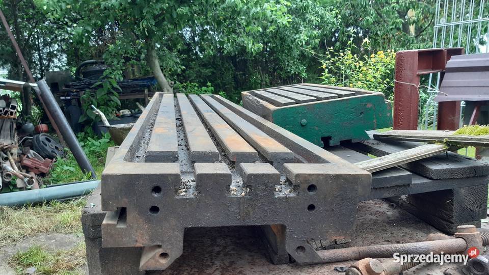 Stół teowy do frezarki Glinnik