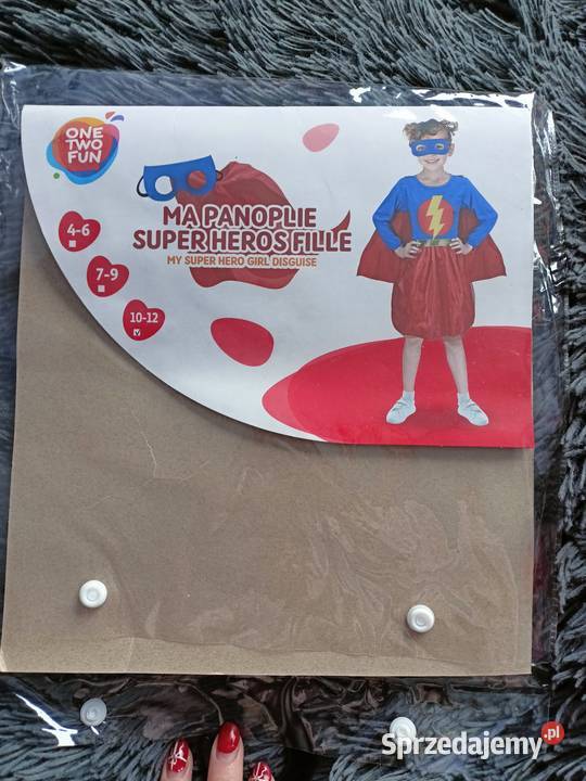 Strój przebranie superbohaterki rozmiar 134 Dla Dziecka Włocławek