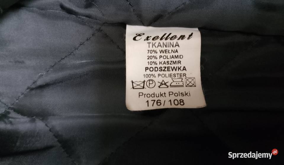 Płaszcz męski EXELLENT czarny kurtka jesionka wielkopolskie Złotniki