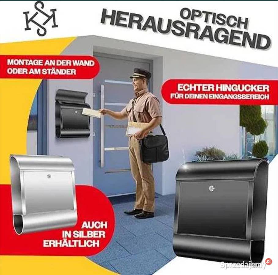 Skrzynka Pocztowa na kluczyk KESSER z Poraj