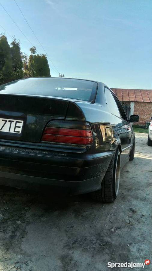 Bmw e36 coupe czarna gleba borbet xenon Siedlce