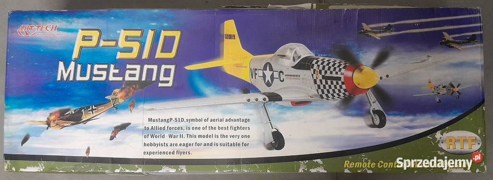 Model latający RC P51D Mustang ArtTech Lublin sprzedam