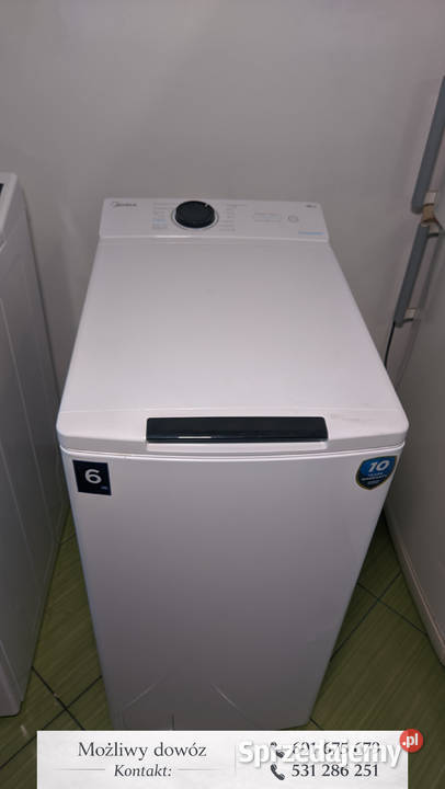 Pralka ładowana góry Midea 6 stan gwarancja wolnostojące