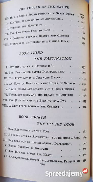 THE RETURN OF THE NATIVE Thomas Hardy miękka podlaskie Hajnówka