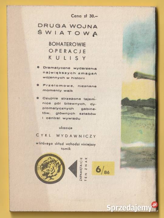 ŻÓŁTY TYGRYS STARACHOWICKI WRZESIEŃ 1986 Łódź