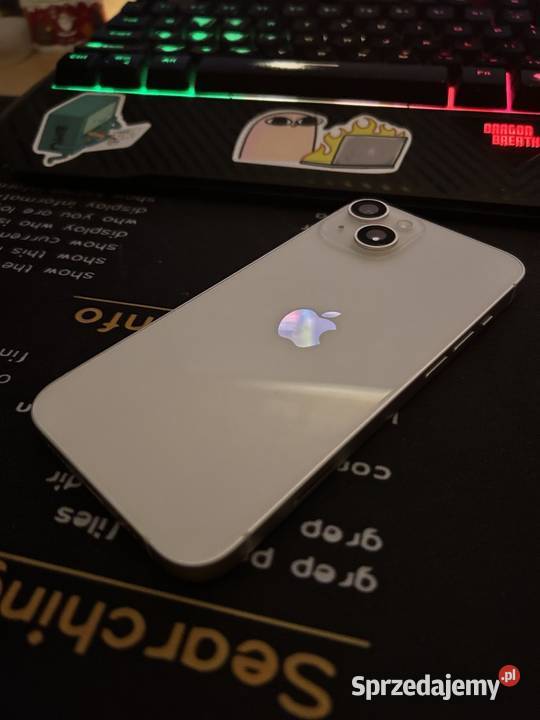 iPhone 14 128 GB biały stan 9510 etui