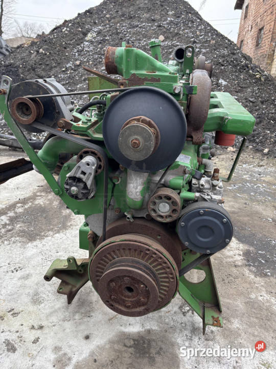 John Deere 6081HH011 Silnik Słupek Blok Głowica