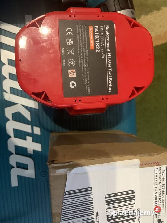 akumulator wkrętarki Makita PA18 Akumulatory