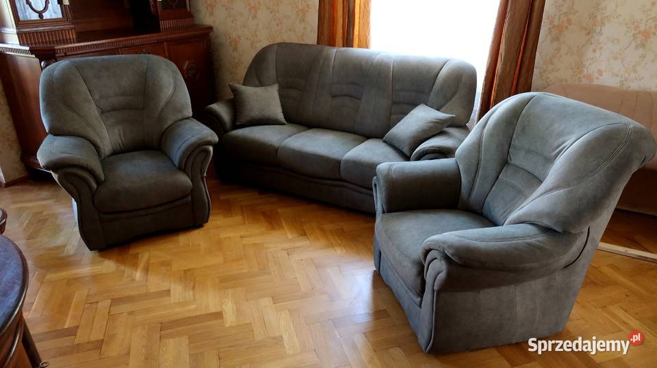 Piękny komplet wypoczynkowy Bologna sofa 3 os i Ziębice