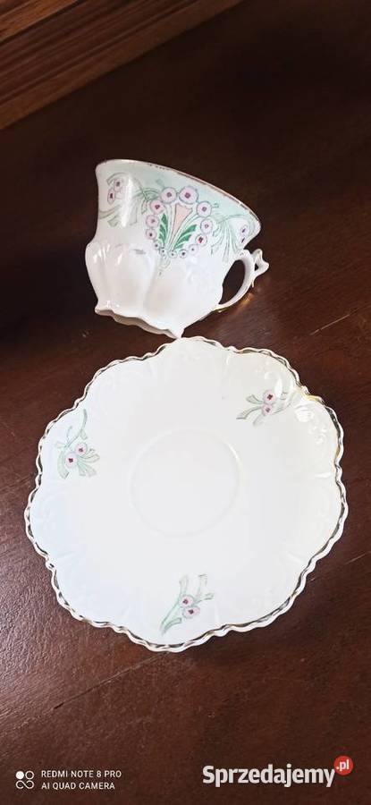 Filiżanka secesja M Z Austria Delikatna Gdańsk