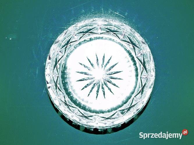 KRYSZTAŁOWA ŚREDNIA MISA na owoce słodycze epoka przezroczysty Chorzów sprzedam