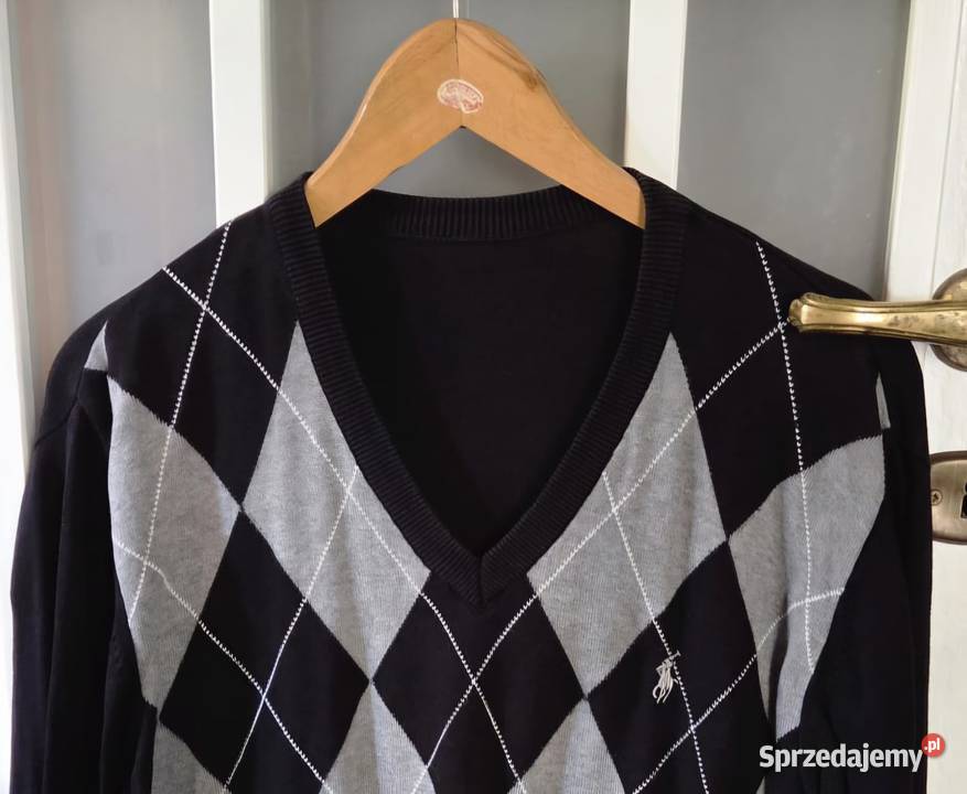 Ralph lauren L sweter czerwony bawełna L 100 mazowieckie Warszawa