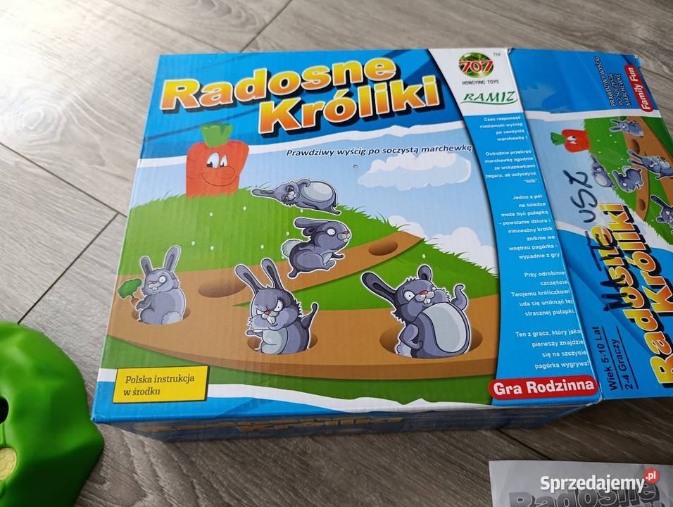 radosne króliki gra zręcznościowa wielkopolskie Poznań