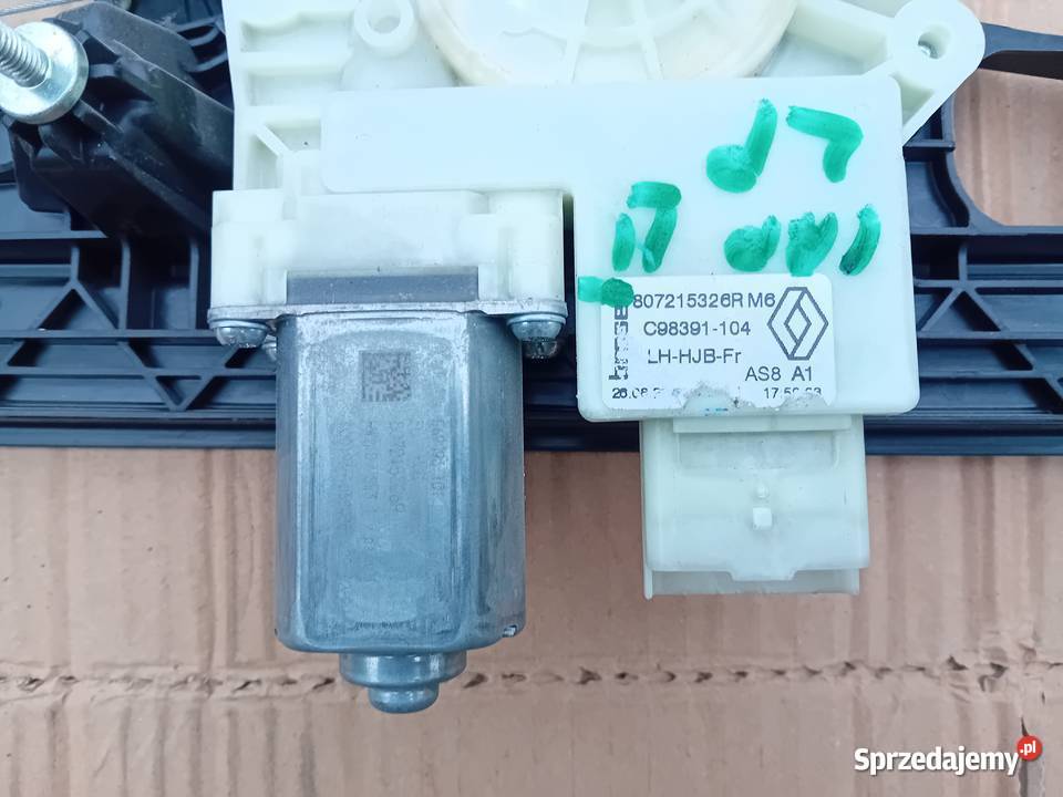 Renault Captur II podnośnik szyby