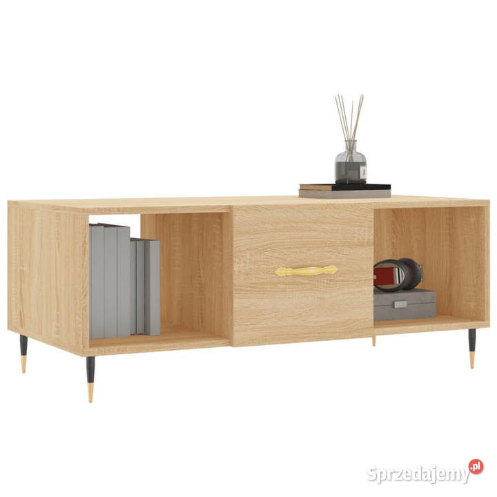 Stolik kawowy dąb sonoma 102x50x40 materiał mazowieckie Warszawa