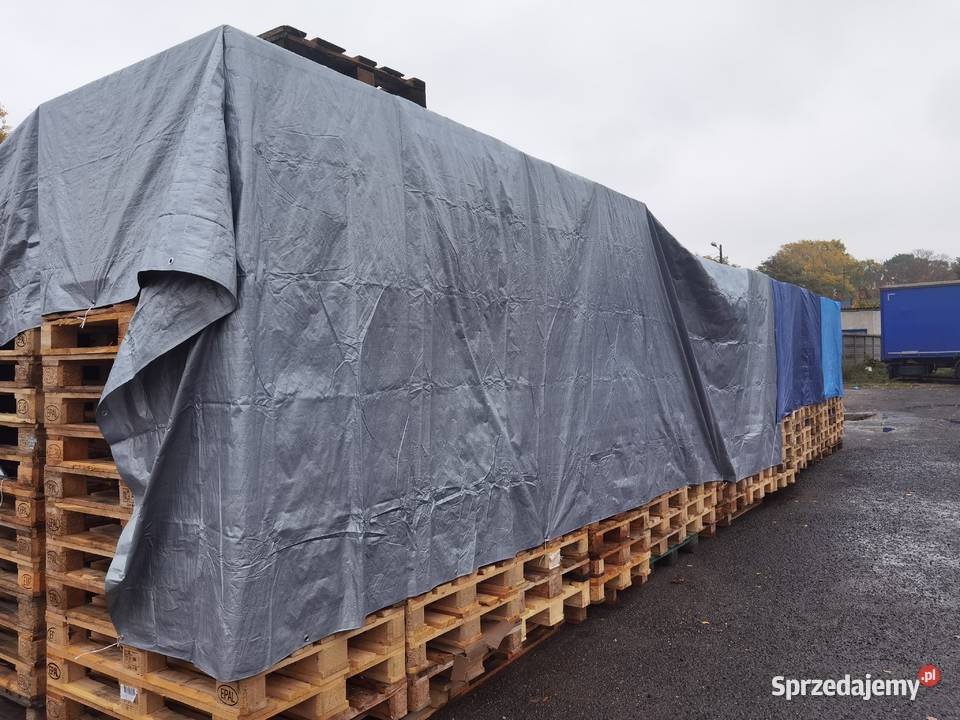 Plandeka ochronna 4x8m niebieska AJJ Warszawa sprzedam