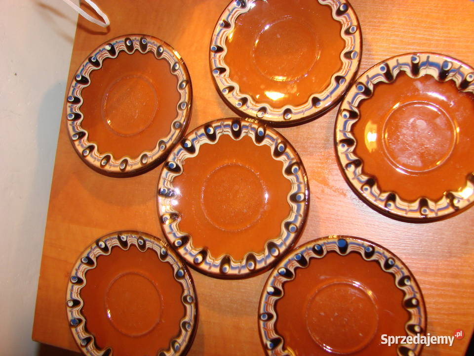 ceramika bułgarska talerzyki 11 cms Pruszcz Gdański