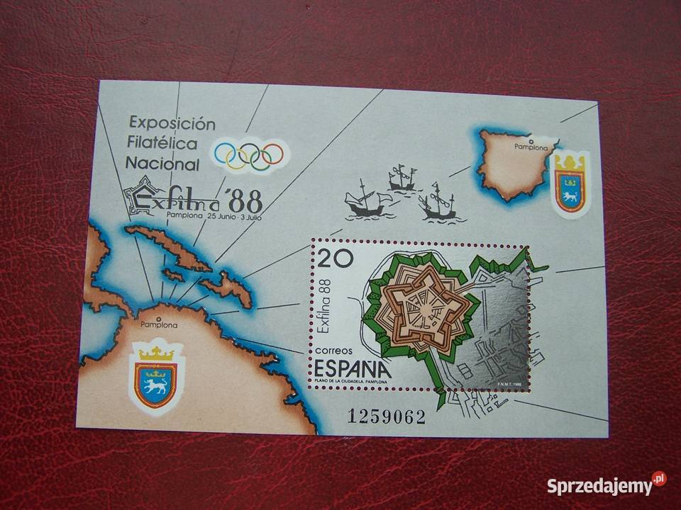 Hiszpania 1988 MNH Wystawa EXFILNA 88 Tychy