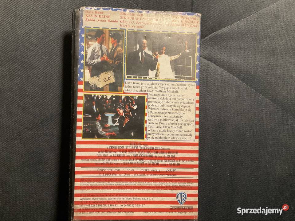 Sprzedam kasetę VHS Dave Warner Home Video Kraków