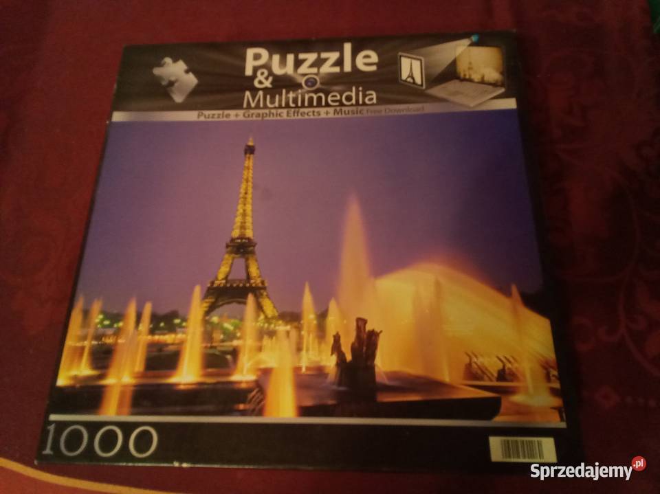 Puzzle interaktywne clementoni Paryż nocą 1000 Warszawa