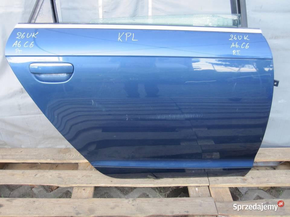 AUDI A6 C6 07r drzwi prawe tył kompletne świętokrzyskie sprzedam