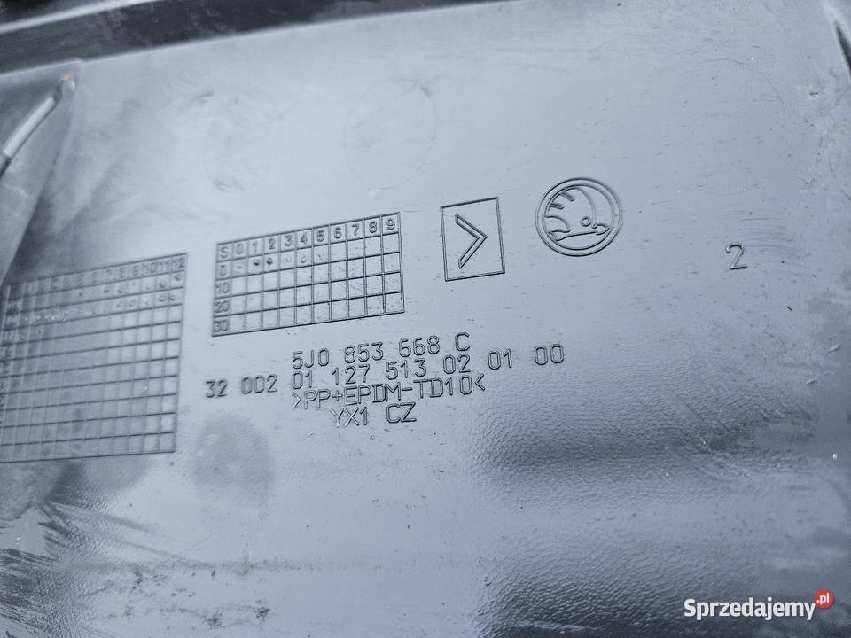 SKODA FABIA 2 II LIFT GRILL ATRAPA ZDERZAKA Międzychód