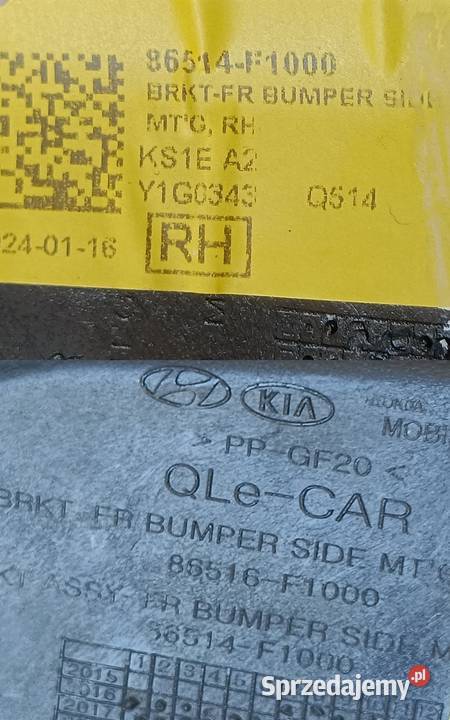 KIA SPORTAGE IV ŚLIZG MOCOWANIE ZDERZAKA PRAWY Pleszew