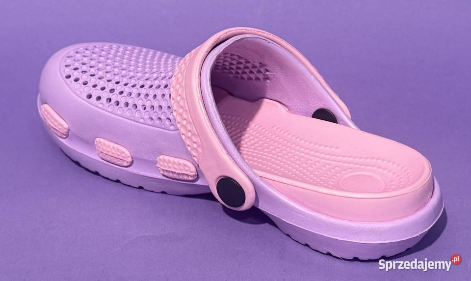 Fioletowe dziewczęce chodaki rozmiar 32 Żyrardów