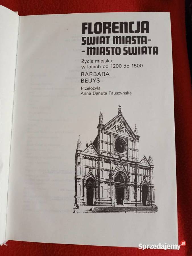 Florencja Świat miasta miasta świata Barbara Poznań sprzedam