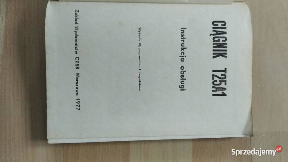 Instrukcja obsługi ciągnika Władimirec T25 Lublin