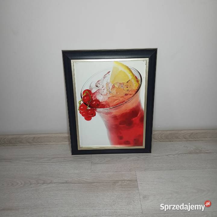 Obrazek Koktajl w Drewnianej Ramie śląskie Zabrze sprzedam
